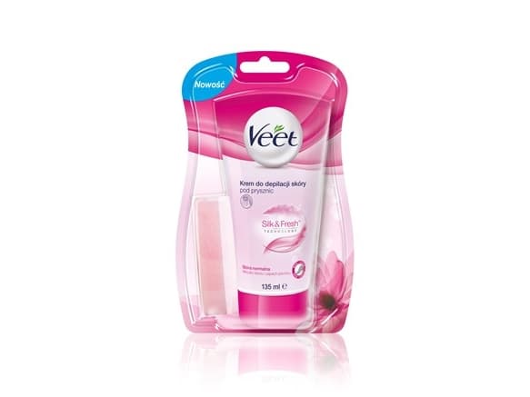 VEET_Silk&amp;Fresh shower depilatory cream with jasmine scent 135ml