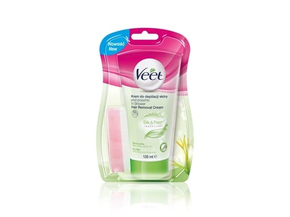 VEET_Silk&amp;Fresh shower depilatory cream for dry skin 135ml
