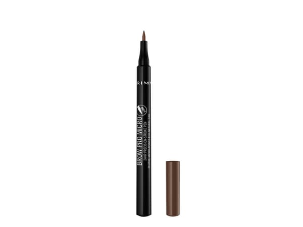 Rimmel Brow Pro Micro 24HR Precision Stroke Pen, Soft Brown, Aqua/Water/Eau, Alcohol Denat., Styrene/Acrylates/Ammonium Methacrylate Copolymer, Butyl