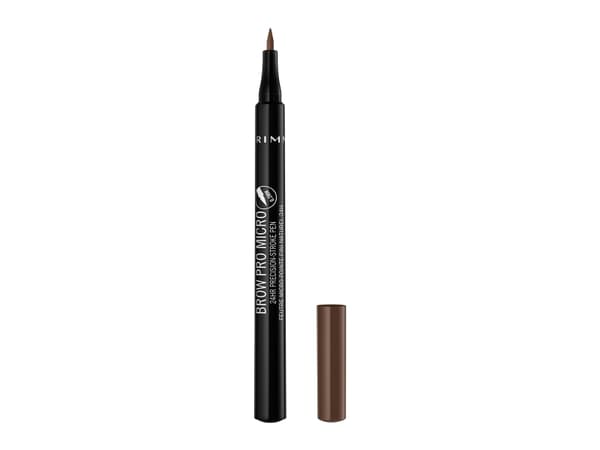 Rimmel Brow Pro Micro 24HR Precision Stroke Pen, Soft Brown, Aqua/Water/Eau, Alcohol Denat., Styrene/Acrylates/Ammonium Methacrylate Copolymer, Butyl