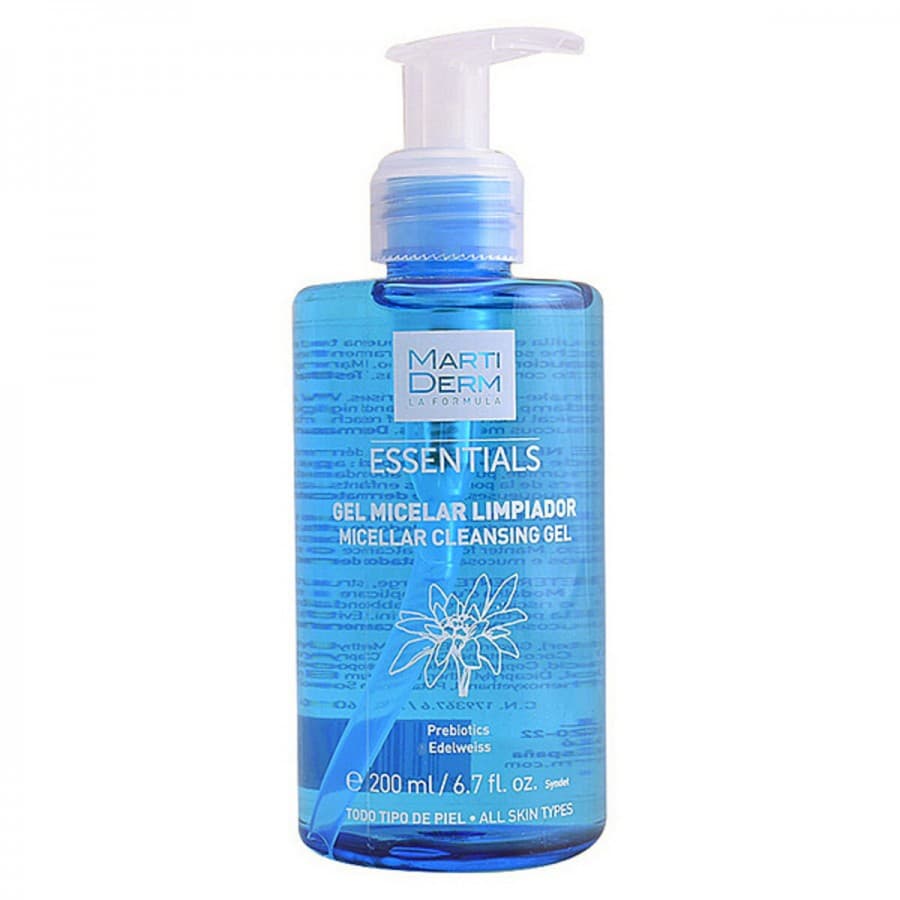 Ansigtsrens i gel-form Essentials Martiderm (200 ml)