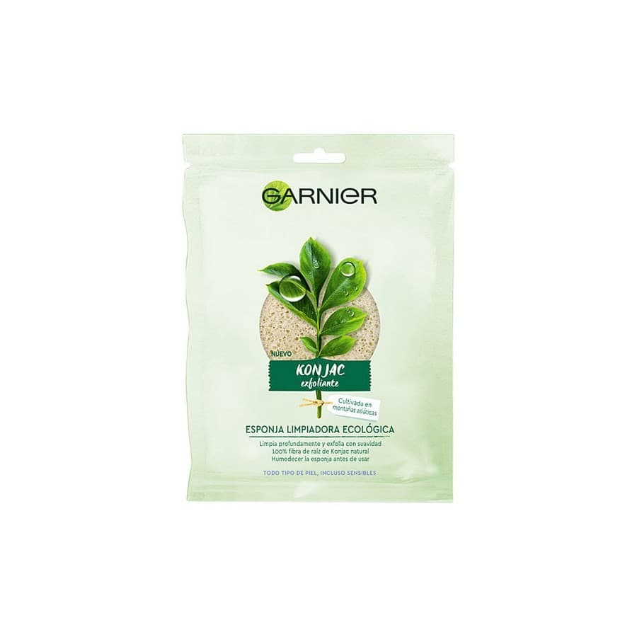 Eksfolierende ansigtssvamp Bio Konjac Garnier