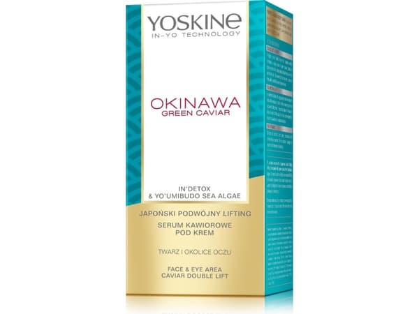 YOSKINE_Okinawa Green Caviar Japansk dobbeltløftende kaviarserum under Creme for ansikt og øyeområde 30ml