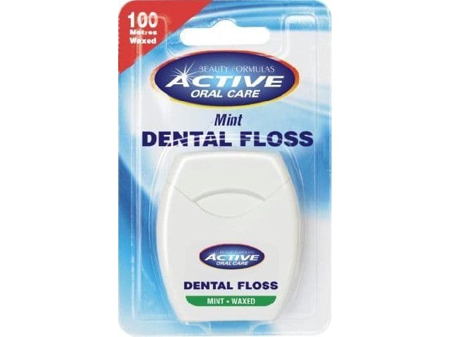 BEAUTY F TEETH dental floss mint wax 100m &