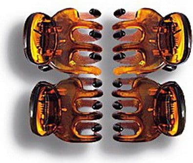 DON CLAMP (FA-9930) MINI black/amber 4pcs