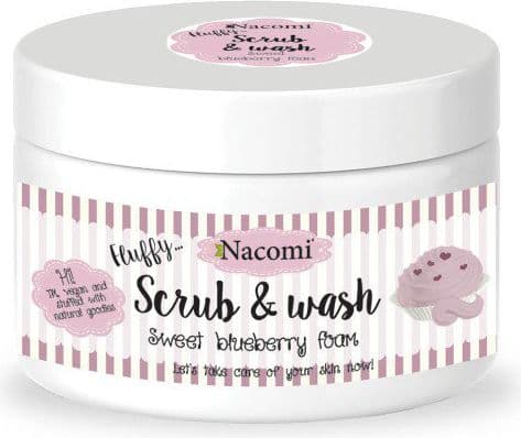 Nacomi Natural Scrub and Wash Sweet Blueberry Foam 180ml