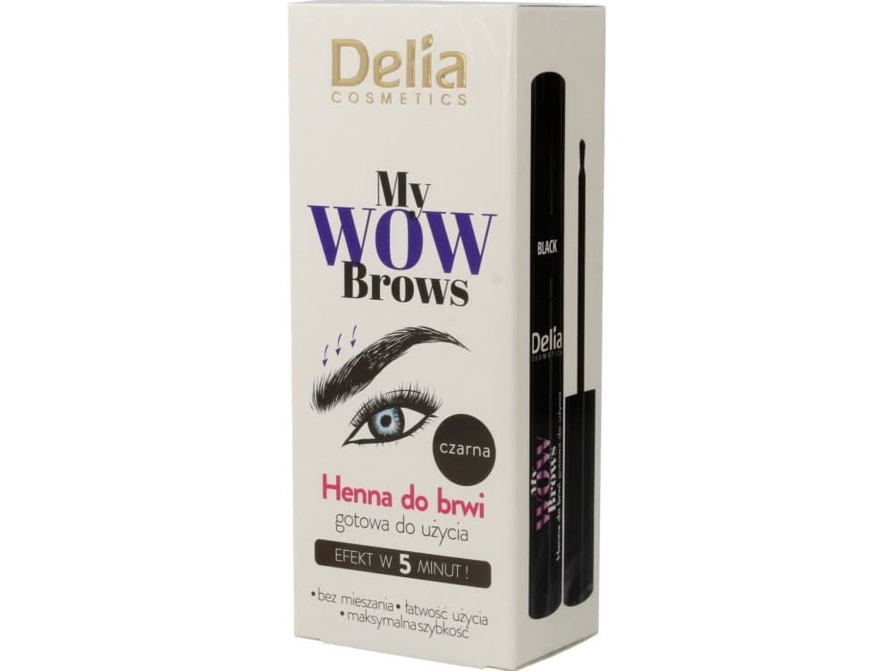 Delia Delia Cosmetics My Wow Brows Eyebrow Henna - black 6ml