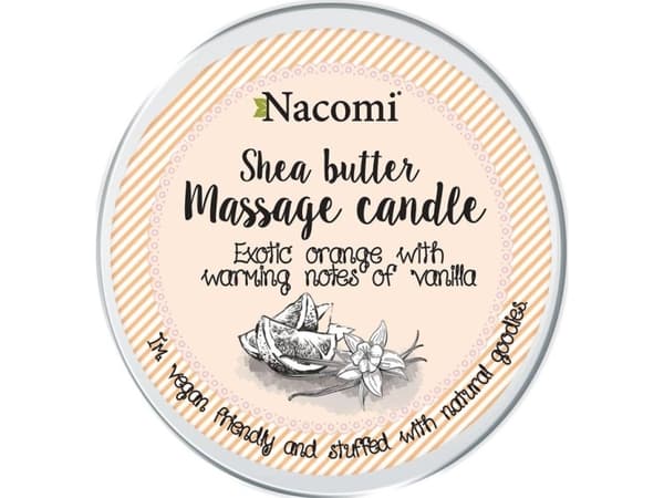NACOMI_Shea Butter Massage Candle Orange 150g