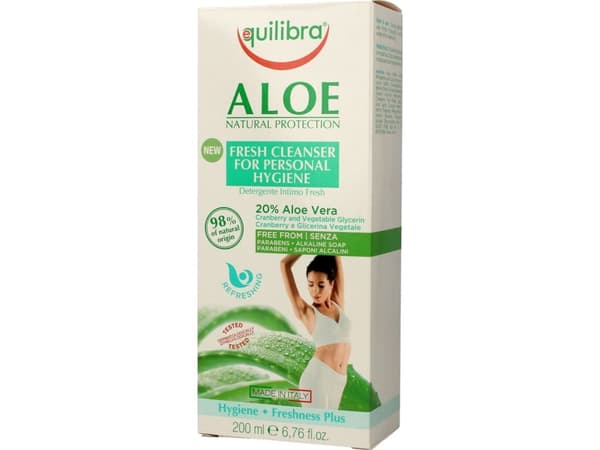 EQUILIBRA_Aloe Cleanser for personlig hygiene aloe vera gel for intim hygiene Aloe Vera 200ml