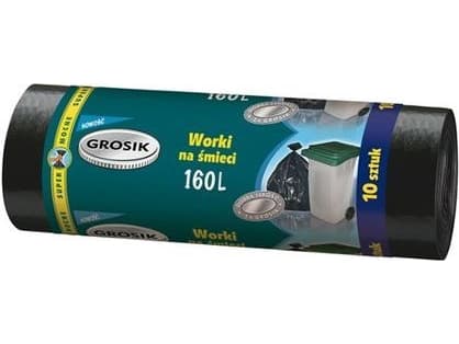 Grosik Søppelsekker 160L 10 stk - ZZA101700