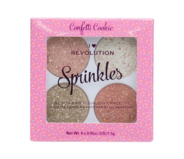 Makeup Revolution Blush&amp;Sprinkles Confetti Cookie Palette