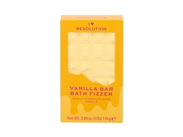 Makeup Revolution Bath ball I Heart Revolution Chocolate Bar Bath Fizzer Vanilla 110g