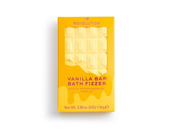 Makeup Revolution Bath ball I Heart Revolution Chocolate Bar Bath Fizzer Vanilla 110g