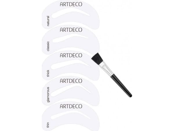 ARTDECO 4052136046298, Ögonbrynsschablon, Vit, 5 styck