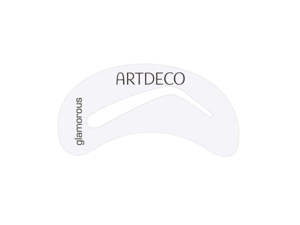 ARTDECO 4052136046298, Ögonbrynsschablon, Vit, 5 styck