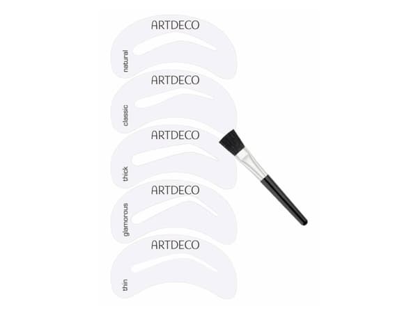 ARTDECO 4052136046298, Ögonbrynsschablon, Vit, 5 styck