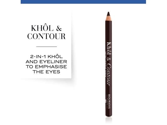 Bourjois Khôl &amp; Contour, Kohl, ruskea, ruskeasta riippuvainen, Blyant, Unisex, 16 t