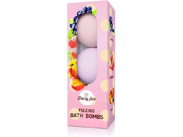 DAIRY FUN BATH BALL 3x100g TRUSK/Blueberry&amp