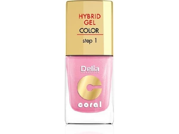DELIA LACQUER CORAL HYBRID GEL 31 J PEARL PINK&amp