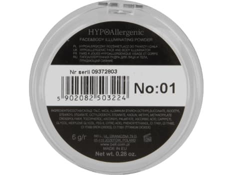 BELL HYPO highlighter for face and body 01