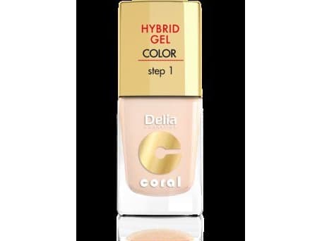 DELIA LACQUER CORAL HYBRID GEL 20 IVORY &amp
