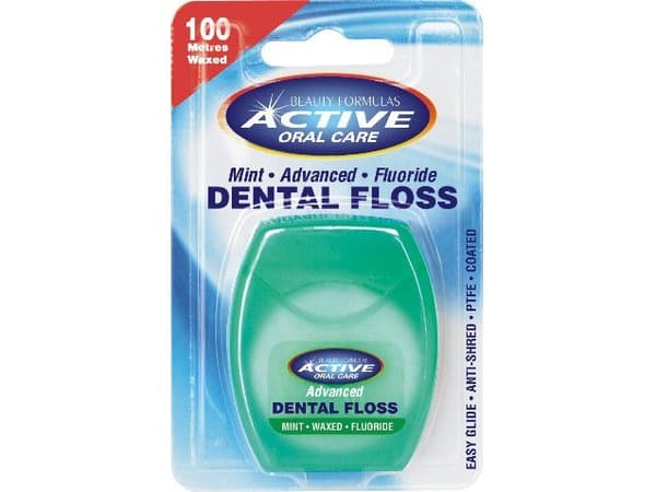 ACTIVE ORAL CARE_Mint Tanntråd myntevokset tanntråd med fluor 100 meter
