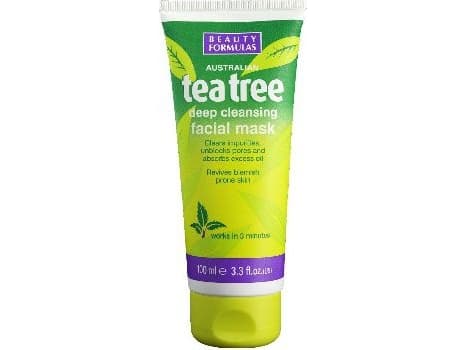 BEAUTY FORMULAS Tea Tree Deep Cleansing Facial Mask 100ml