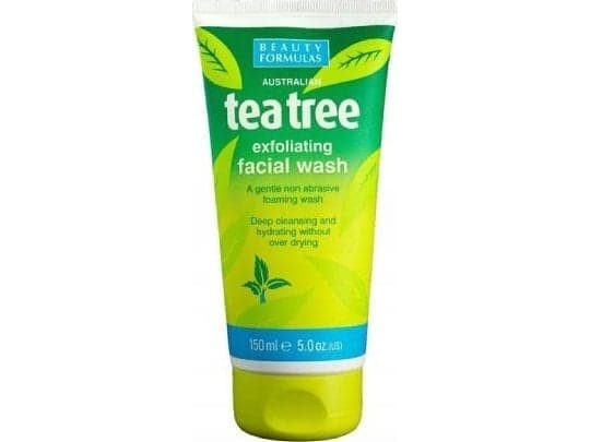 BEAUTY FORMULAS Teepuu kuoriva kasvojen pesu 150ml
