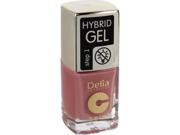 Delia Cosmetics Coral Hybrid Gel Nail Enamel No. 44 11ml