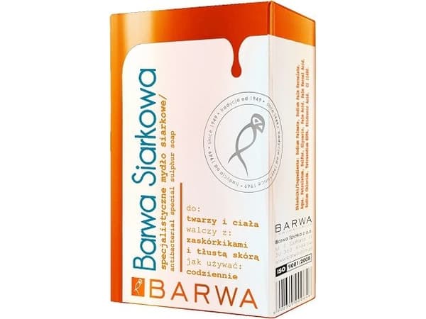 Barwa Sulfur anti-akne palasaippua 100g