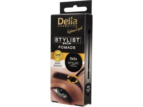 DELIA ØYENBRYN POMADE GRAFITT