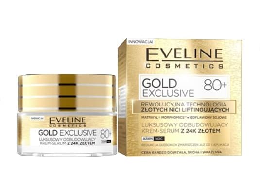 Eveline Gold Lift Expert 80+ Restorative day and night cream-serum 50ml