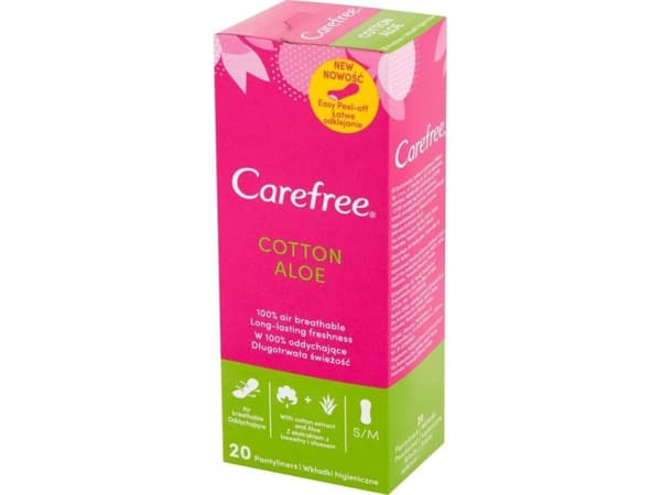 Carefree Carefree Cotton Aloe Truseinnlegg 1 pakke - 20 stk