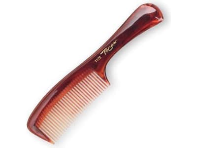 TOP CHOICE TORTOISE HANDLE COMB