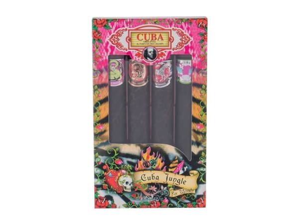 SET CUBA ORIGINAL Cuba Jungle Snake &amp; Tiger &amp; Sebra &amp; Heartbreaker 4x35ml