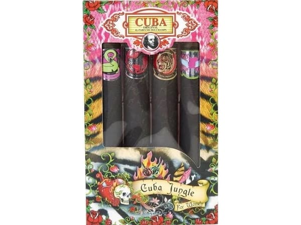 SET CUBA ORIGINAL Cuba Jungle Snake &amp; Tiger &amp; Sebra &amp; Heartbreaker 4x35ml
