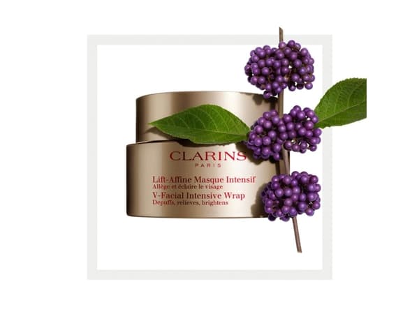 Clarins V-Facial Intensive Wrap, Lifting Mask, Kvinnor, Universal, Anti-dullness, Anti-stress, Rengörande, Tonifying, Cream, Pot