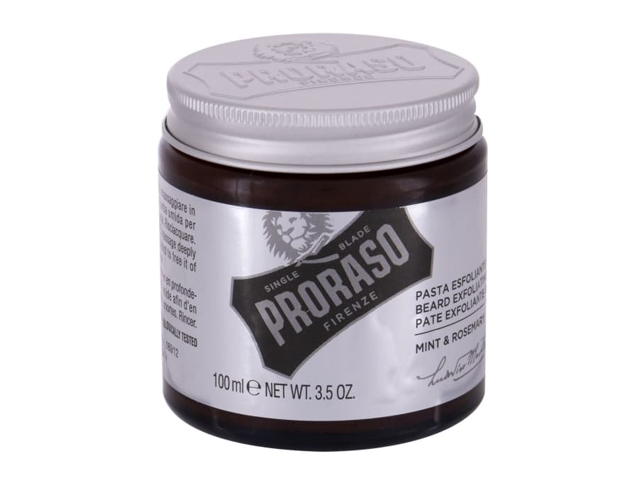 Mint Rosemary Beard Exfoliating Paste Peeling Peeling cleansing paste for beard and skin