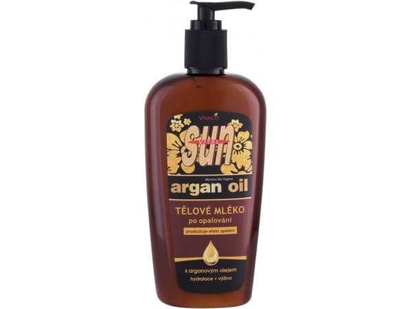 Vivaco SUN Argan Bronze Olie efter solbadning med økologisk arganolie 200 ml