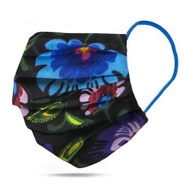 1-PACK Tvättbart Munskydd Rainforest Flowers