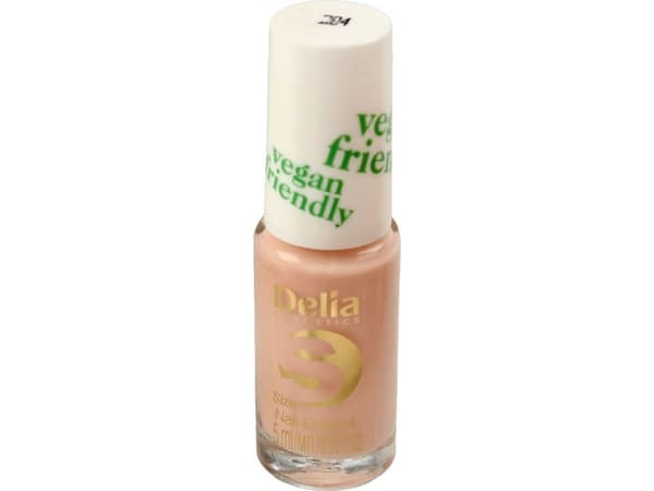 Delia Cosmetics Vegan Friendly nail enamel Size S no 204 Honey Pink 5ml