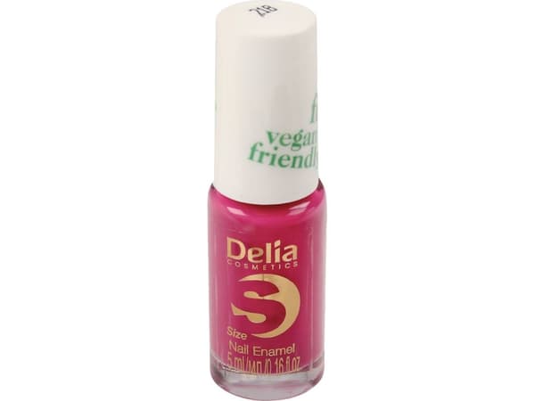 Delia Delia Cosmetics Vegan Friendly Nail Enamel Size S No. 218 Pink Promise 5ml