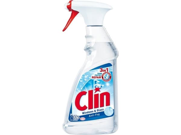 CLIN_Anti-Fog væske for rengjøring av vinduer og glassflater 500ml