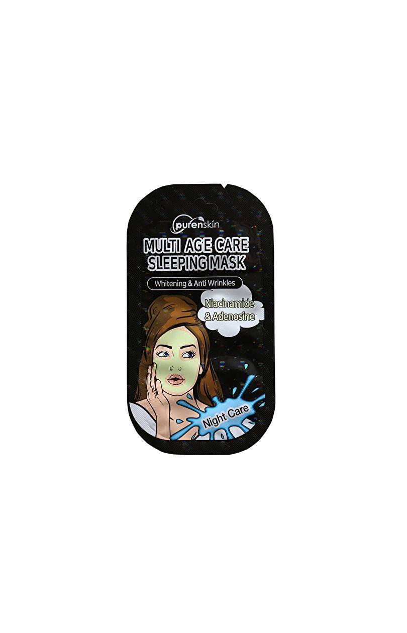 Purenskin Multi-Age Care Sleeping Mask maske hele natten ryddet niacinamid & amp
