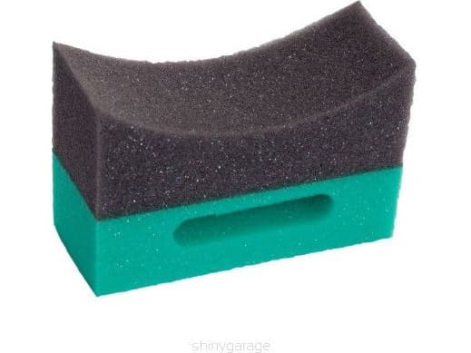 Shiny Garage Shiny Garage Bi-Color Tire Applicator Pad yleiskäyttöinen rengassieni