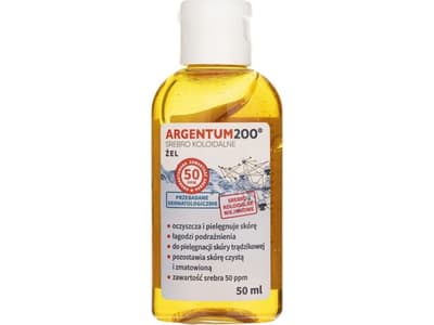 Aura Herbals Aura Herbals Argentum200 Colloidal Silver (50 ppm) gel - 50 ml - SHIPPING WITHIN 24H -