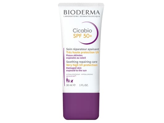 Bioderma Cicabio SPF 50+, Fuktighets krem, Beskyttelse, Behandling, Rør, 30 ml