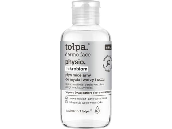 Tolpa physio microbiome. micellar water for washing face and eyes MINI 100 ml