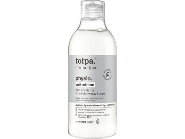 Tolpa Micellar ansikts- og øyedusj Physio Microbiome 400 ml