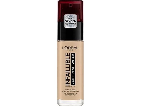 MAYBELLINE_Infaillible 24H Fresh Wear Foundation long-lasting liquid foundation 100 Linen 30ml